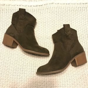 Merona suede booties